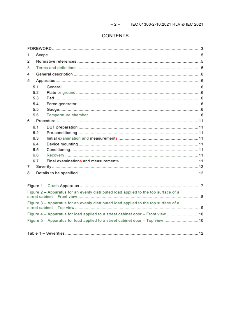 IEC 61300-2-10:2021 IEC 61300-2-10:2021 RLV - Fibre optic interconnecting devices and passive components - Basic test and measurement procedures - Part 2-10: Tests - Crush and load resistance
Released:3/2/2021 - Page 4 preview