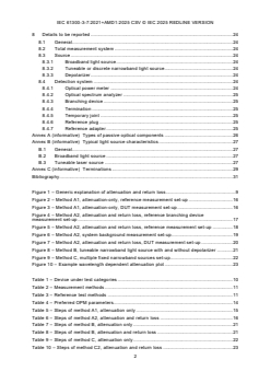 IEC 61300-3-7:2021 IEC 61300-3-7:2021+AMD1:2025 CSV - Fibre optic interconnecting devices and passive components - Basic test and measurement procedures - Part 3-7: Examinations and measurements - Wavelength dependence of attenuation and return loss of single mode components
Released:12. 12. 2025
Isbn:9782832709474 - Page 4 preview