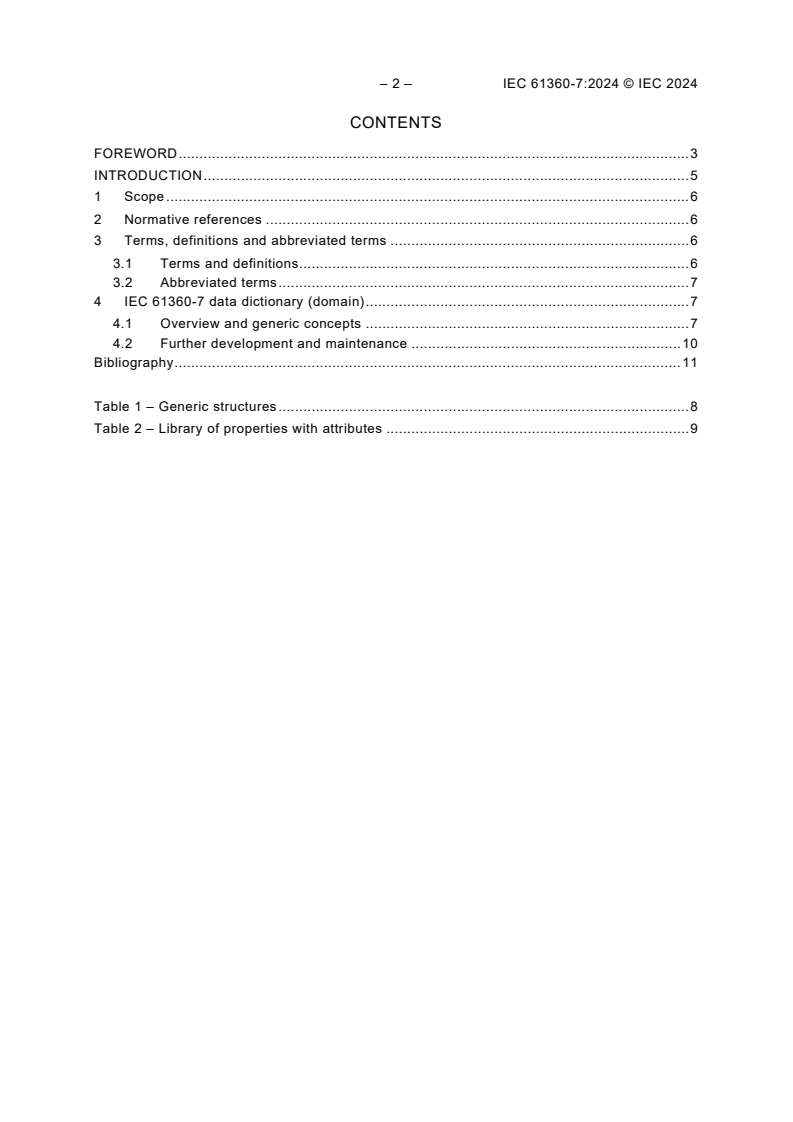 IEC 61360-7:2024 IEC 61360-7:2024 - Standard data element types with associated classification scheme - Part 7: Data dictionary of cross-domain concepts
Released:1/25/2024 - Page 4 preview