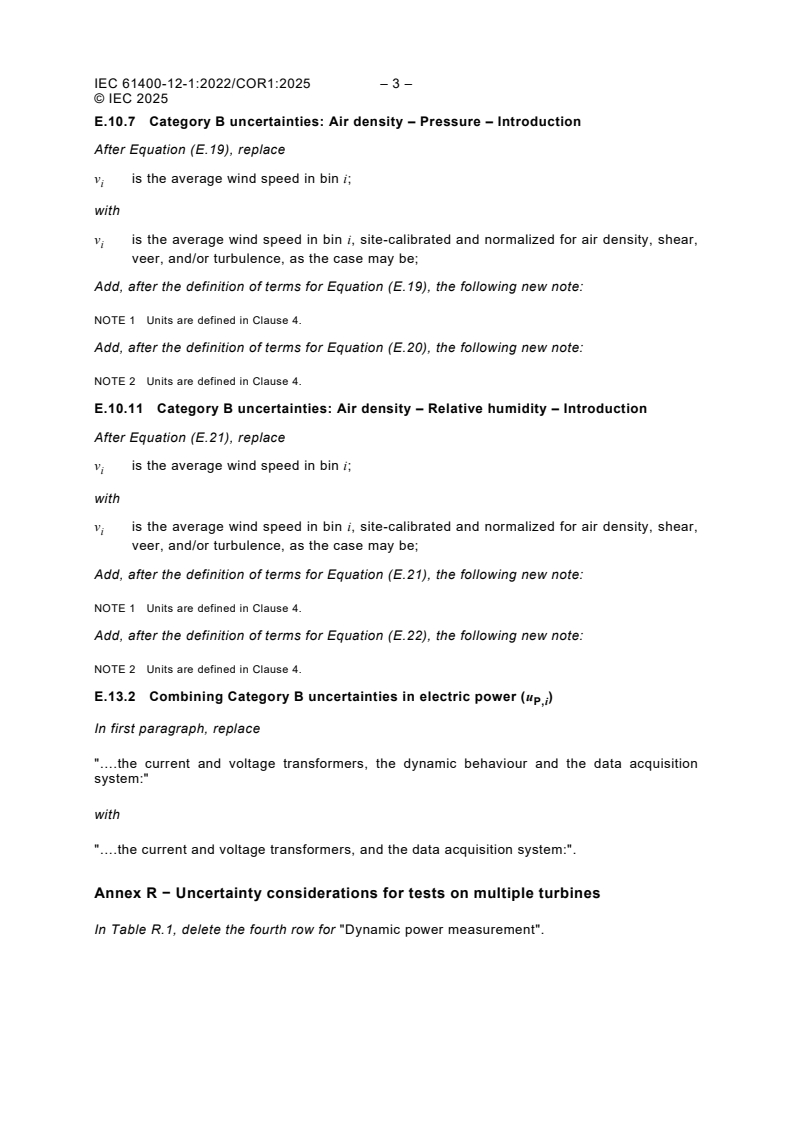 IEC 61400-12-1:2022/COR1:2025 IEC 61400-12-1:2022/COR1:2025 - Corrigendum1 - Wind energy generation systems - Part 12-1: Power performance measurements of electricity producing wind turbines
Released:23. 05. 2025 - Page 3 preview
