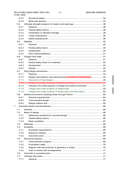 IEC 61400-6:2020 IEC 61400-6:2020+AMD1:2025 CSV - Wind energy generation systems - Part 6: Tower and foundation design requirements
Released:13. 06. 2025
Isbn:9782832705100 - Page 4 preview