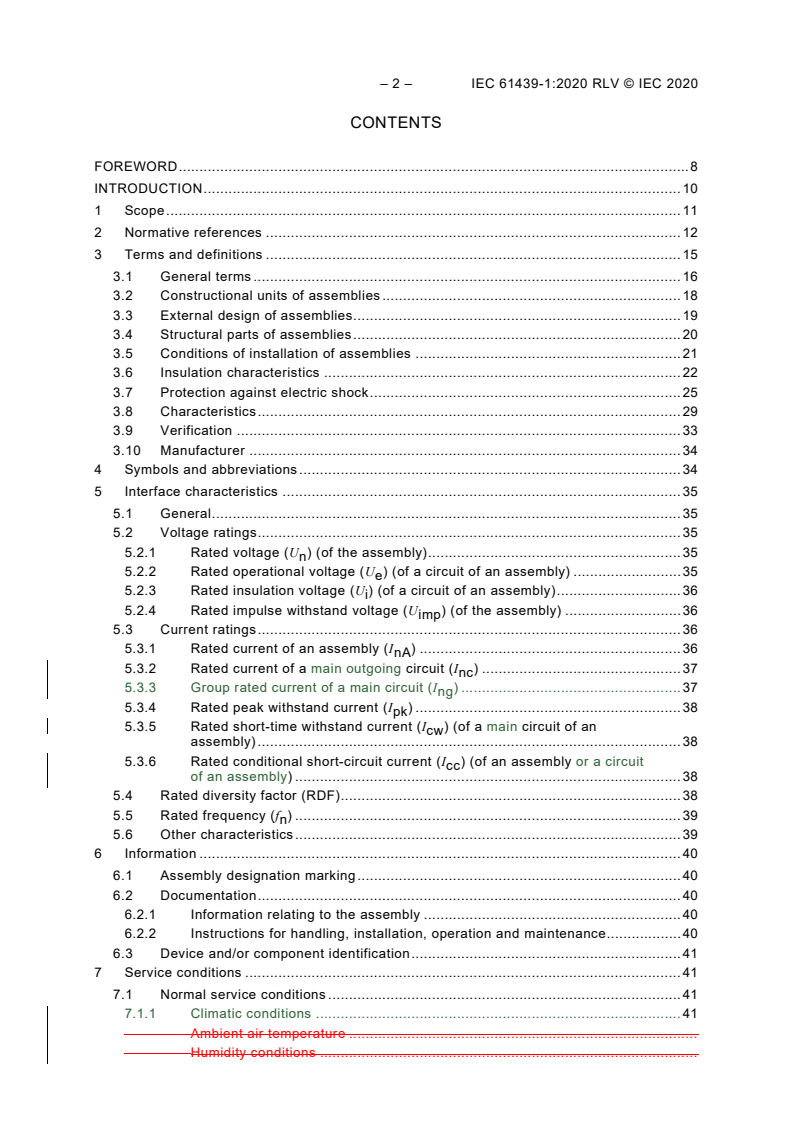 IEC 61439-1:2020 IEC 61439-1:2020 RLV - Low-voltage switchgear and controlgear assemblies - Part 1: General rules
Released:5/5/2020 - Page 4 preview