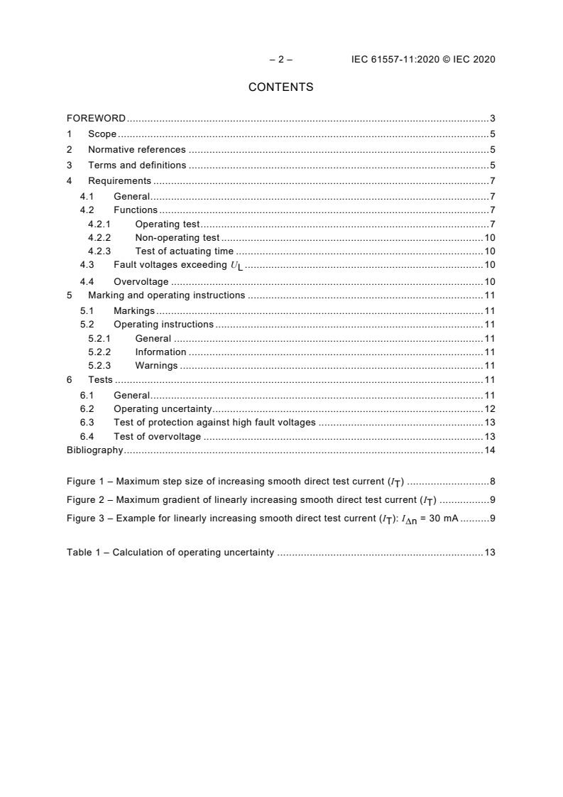 IEC 61557-11:2020 IEC 61557-11:2020 - Electrical safety in low voltage distribution systems up to 1 000 V AC and 1 500 V DC - Equipment for testing, measuring or monitoring of protective measures - Part 11: Effectiveness of residual current monitors (RCM) in TT, TN and IT systems
Released:6/23/2020 - Page 4 preview