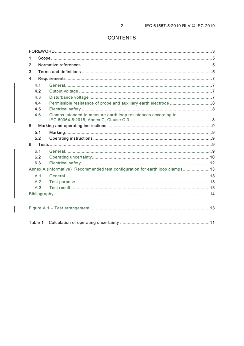 IEC 61557-5:2019 IEC 61557-5:2019 RLV - Electrical safety in low voltage distribution systems up to 1 000 V AC and 1 500 V DC - Equipment for testing, measuring or monitoring of protective measures - Part 5: Resistance to earth
Released:7/26/2019 - Page 4 preview