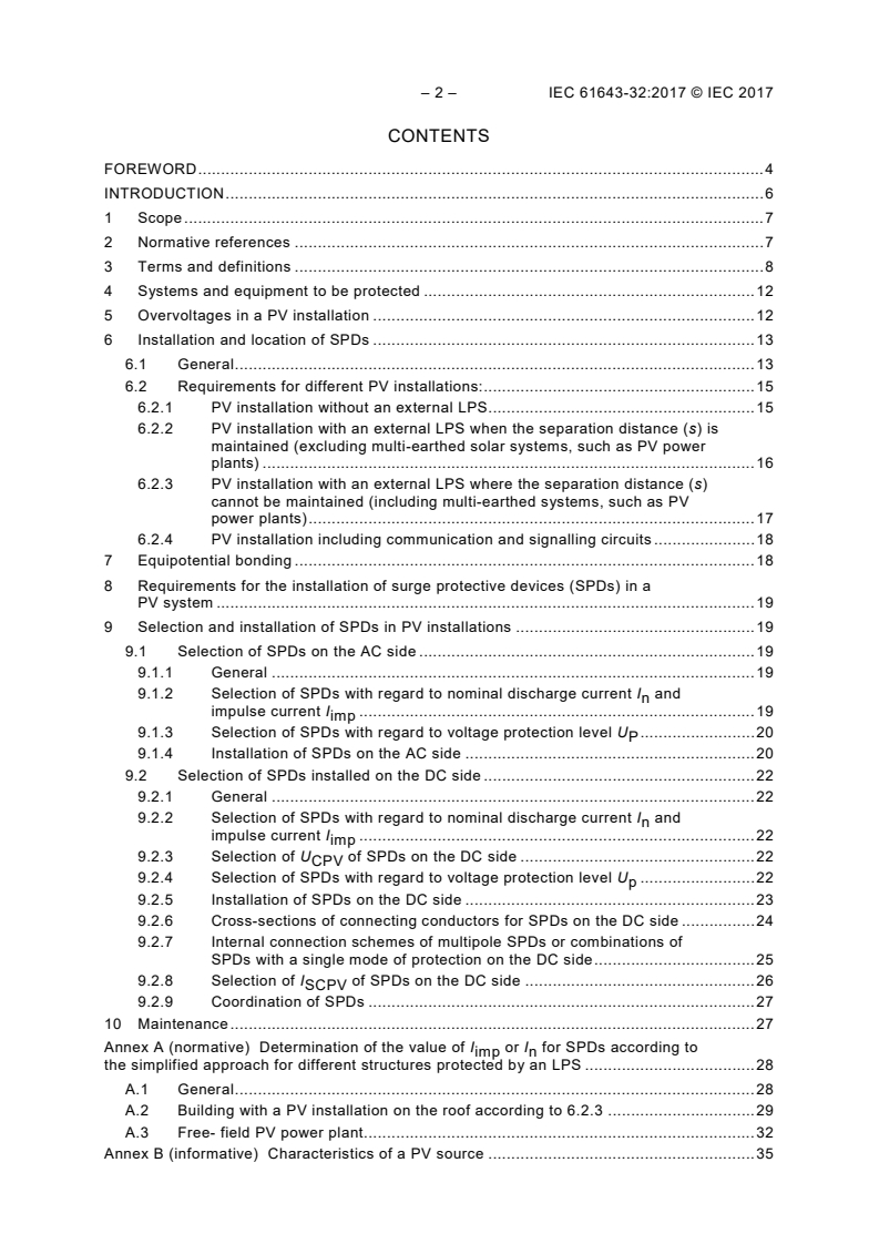 IEC 61643-32:2017 IEC 61643-32:2017 - Low-voltage surge protective devices - Part 32: Surge protective devices connected to the d.c. side of photovoltaic installations - Selection and application principles
Released:9/20/2017 - Page 4 preview