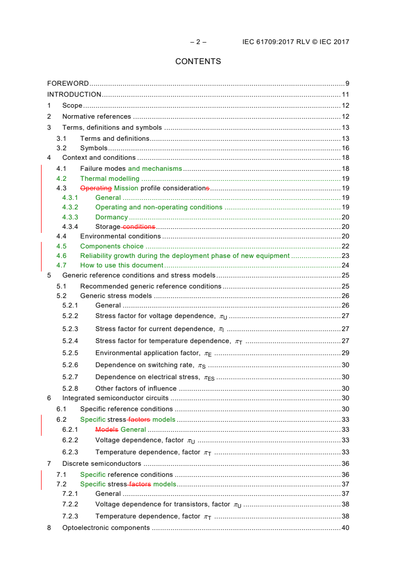 IEC 61709:2017 IEC 61709:2017 RLV - Electric components - Reliability - Reference conditions for failure rates and stress models for conversion
Released:2/17/2017 - Page 4 preview