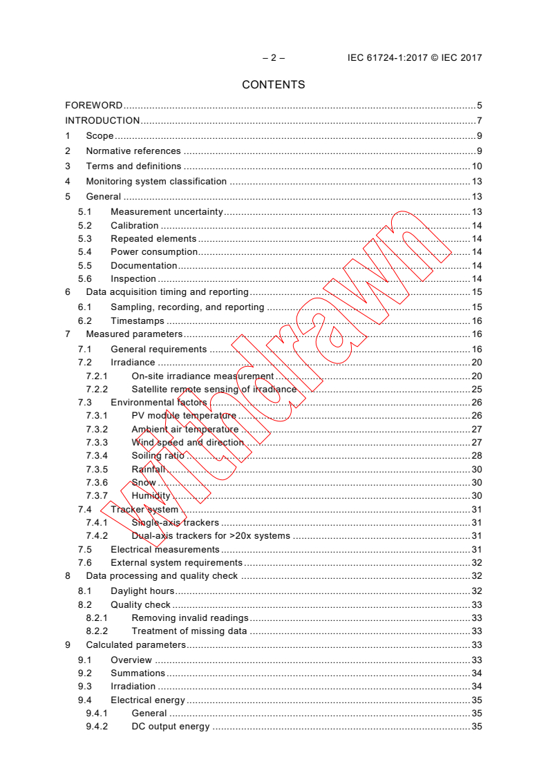 IEC 61724-1:2017 IEC 61724-1:2017 - Photovoltaic system performance - Part 1: Monitoring
Released:3/3/2017 - Page 4 preview