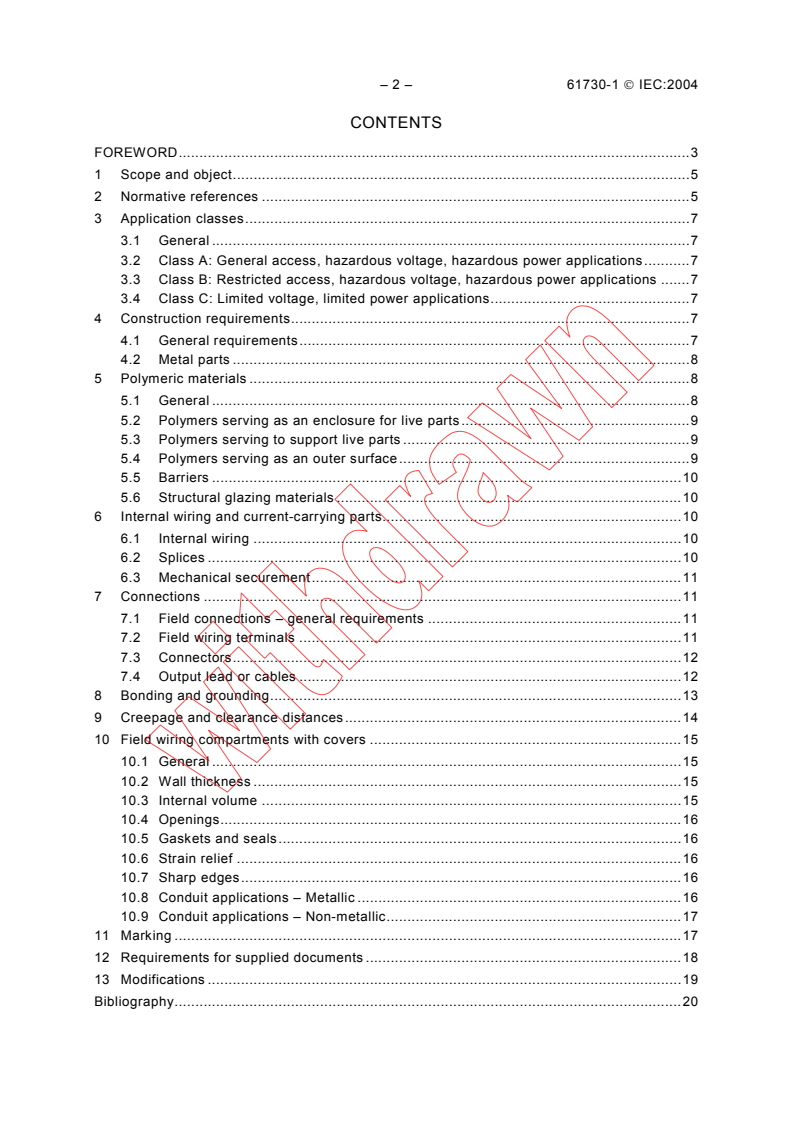 IEC 61730-1:2004 IEC 61730-1:2004 - Photovoltaic (PV) module safety qualification - Part 1: Requirements for construction
Released:10/14/2004 - Page 4 preview
