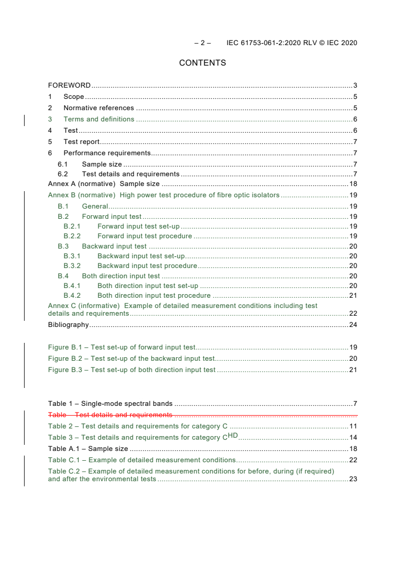 IEC 61753-061-2:2020 IEC 61753-061-2:2020 RLV - Fibre optic interconnecting devices and passive components - Performance standard - Part 061-2: Single-mode fibre optic pigtailed style polarization independent isolators for category C - Controlled environments
Released:4/9/2020 - Page 4 preview