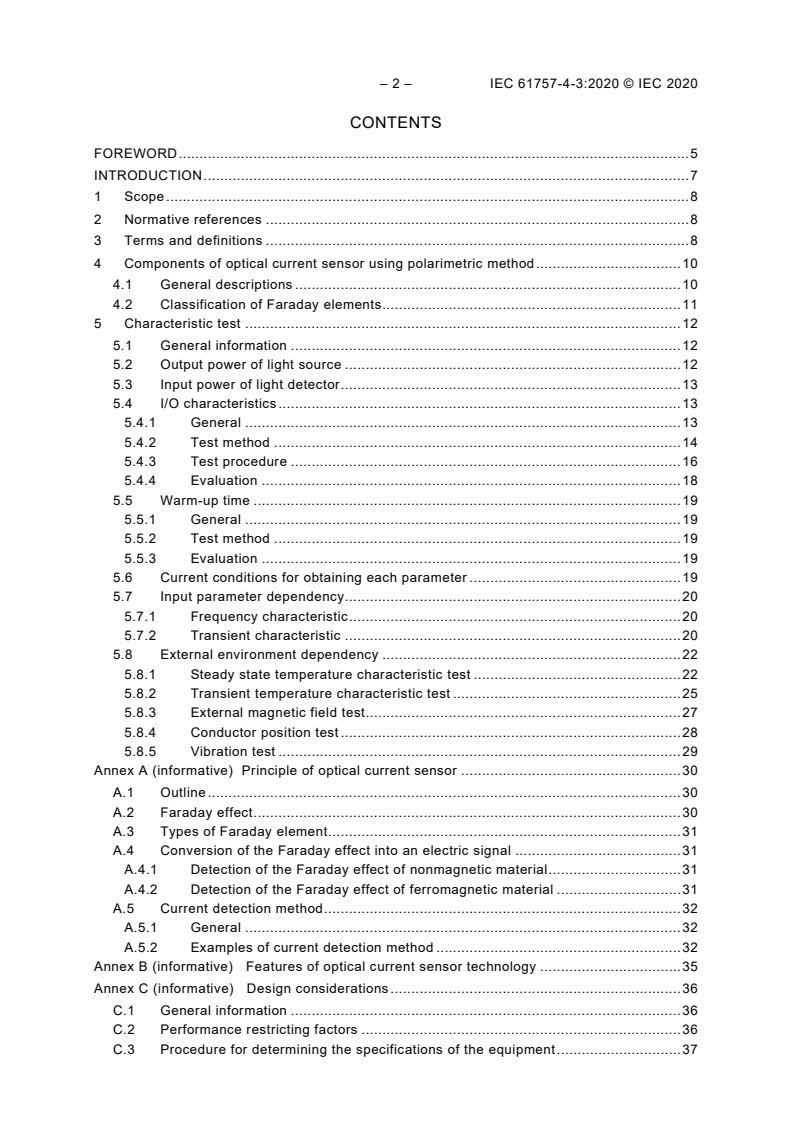 IEC 61757-4-3:2020 IEC 61757-4-3:2020 - Fibre optic sensors - Part 4-3: Electric current measurement - Polarimetric method
Released:7/30/2020 - Page 4 preview
