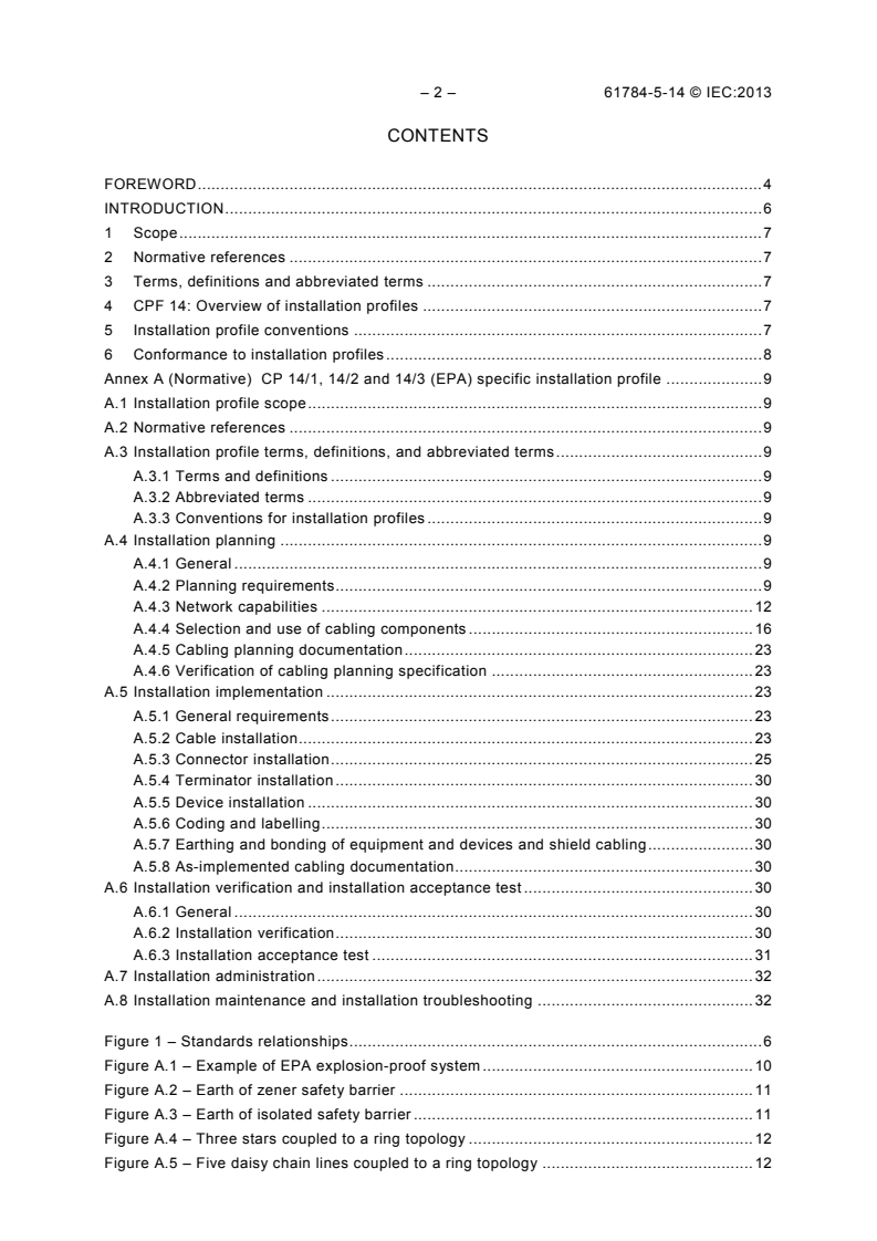 IEC 61784-5-14:2013 IEC 61784-5-14:2013 - Industrial communication networks - Profiles - Part 5-14: Installation of fieldbuses - Installation profiles for CPF 14
Released:9/13/2013 - Page 4 preview