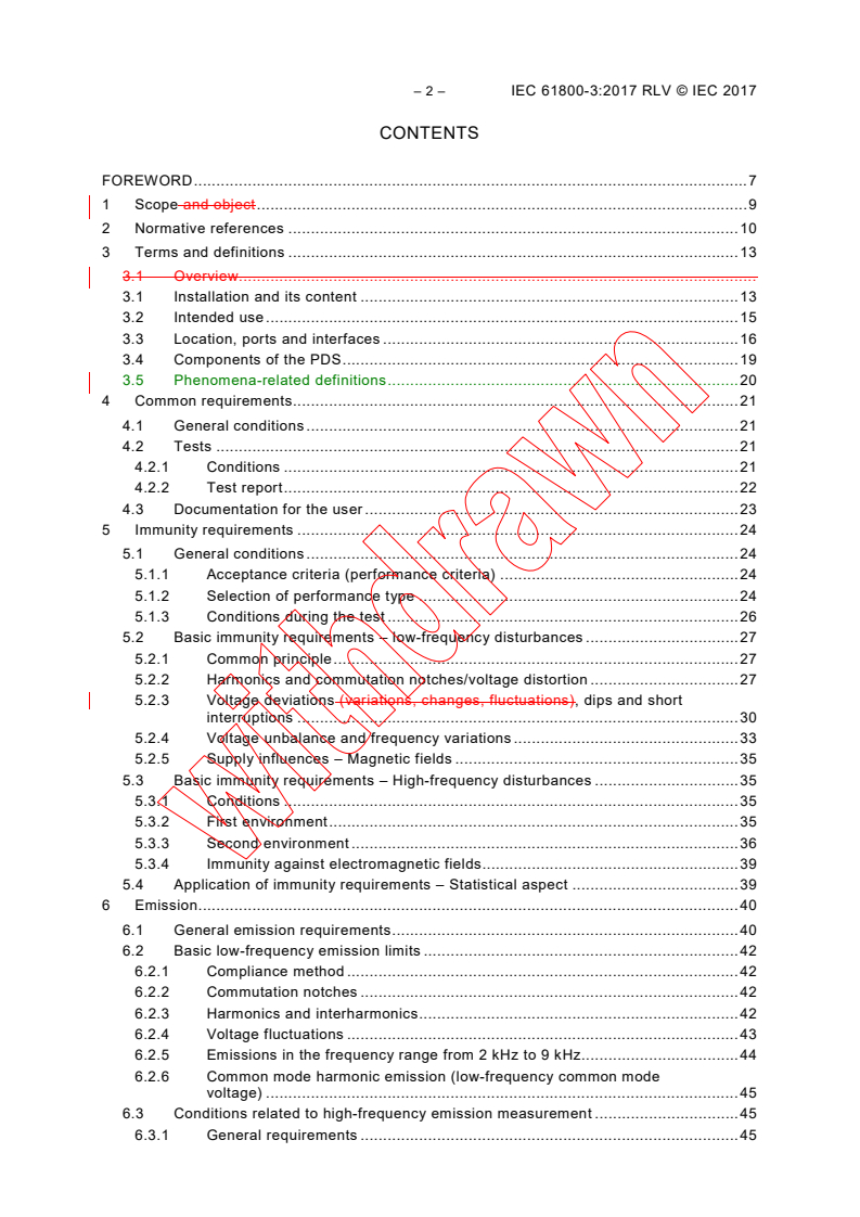 IEC 61800-3:2017 IEC 61800-3:2017 RLV - Adjustable speed electrical power drive systems - Part 3: EMC requirements and specific test methods
Released:2/23/2017 - Page 4 preview