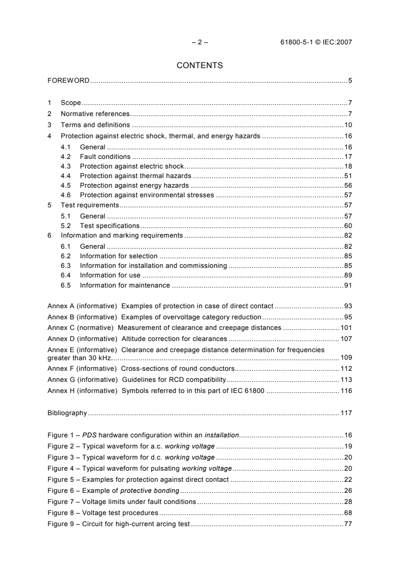 IEC 61800-5-1:2007 IEC 61800-5-1:2007 - Adjustable speed electrical power drive systems - Part 5-1: Safety requirements - Electrical, thermal and energy - Page 4 preview