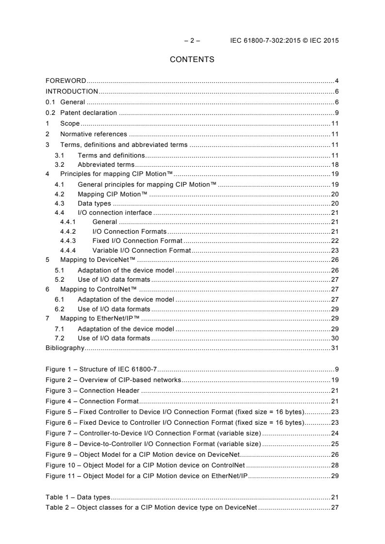 IEC 61800-7-302:2015 IEC 61800-7-302:2015 - Adjustable speed electrical power drive systems - Part 7-302: Generic interface and use of profiles for power drive systems - Mapping of profile type 2 to network technologies
Released:11/20/2015 - Page 4 preview