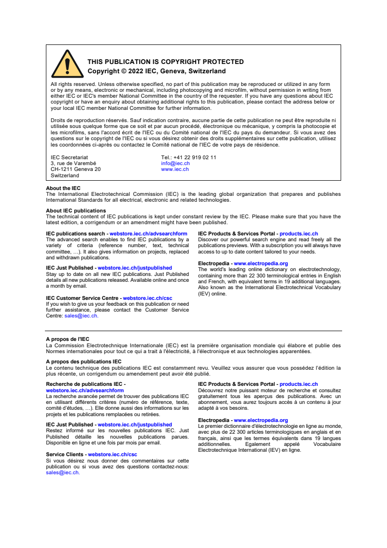 IEC 61850-5:2013/AMD1:2022 IEC 61850-5:2013/AMD1:2022 - Amendment 1 - Communication networks and systems for power utility automation - Part 5: Communication requirements for functions and device models
Released:3/23/2022 - Page 2 preview