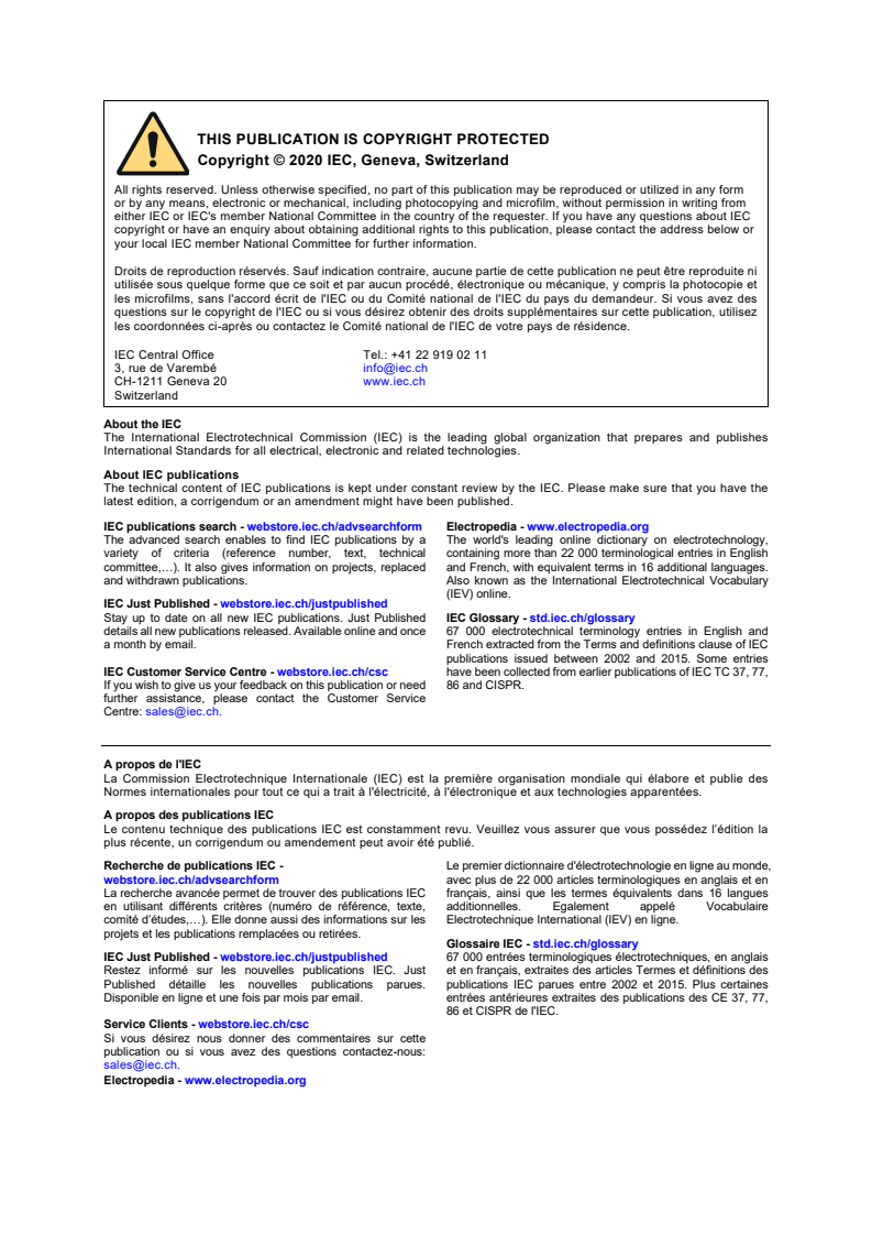 IEC 61850-7-1:2011/AMD1:2020 IEC 61850-7-1:2011/AMD1:2020 - Amendment 1 - Communication networks and systems for power utility automation - Part 7-1: Basic communication structure - Principles and models - Page 2 preview
