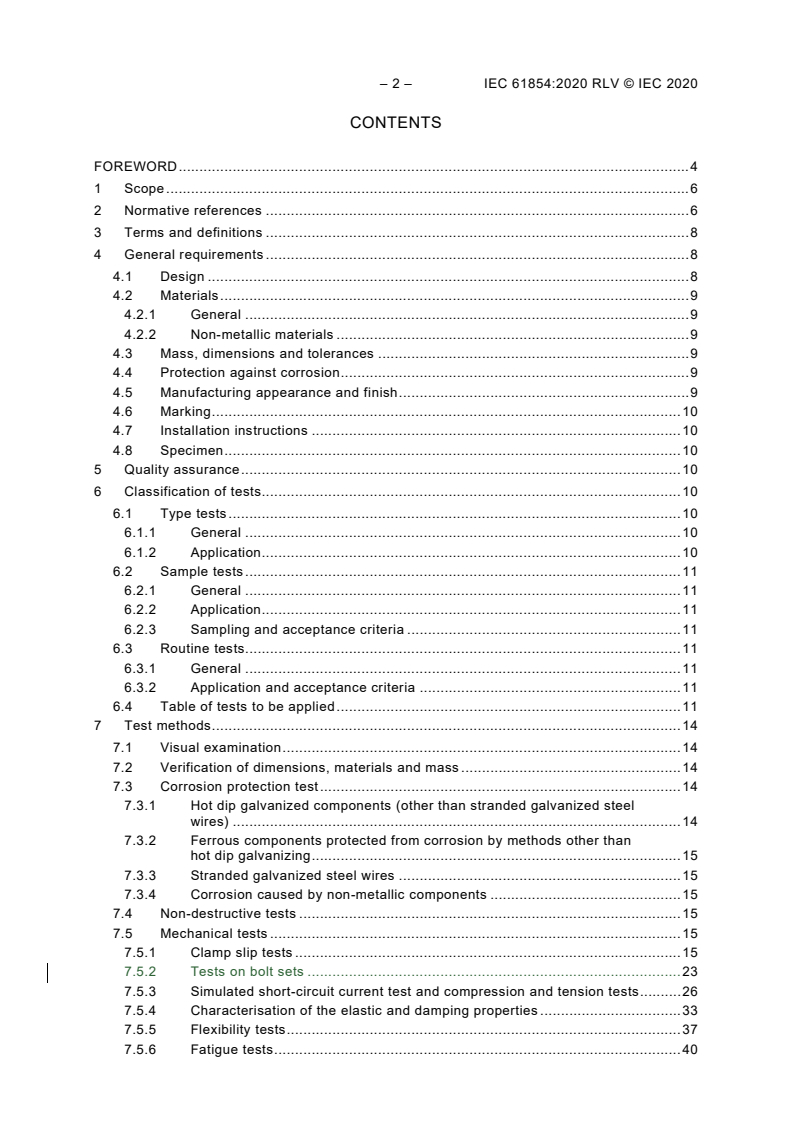 IEC 61854:2020 IEC 61854:2020 RLV - Overhead lines - Requirements and tests for spacers
Released:2/18/2020 - Page 4 preview
