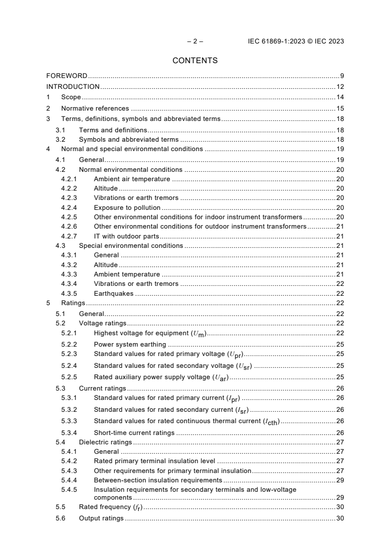 IEC 61869-1:2023 IEC 61869-1:2023 - Instrument transformers - Part 1: General requirements
Released:6/14/2023 - Page 4 preview