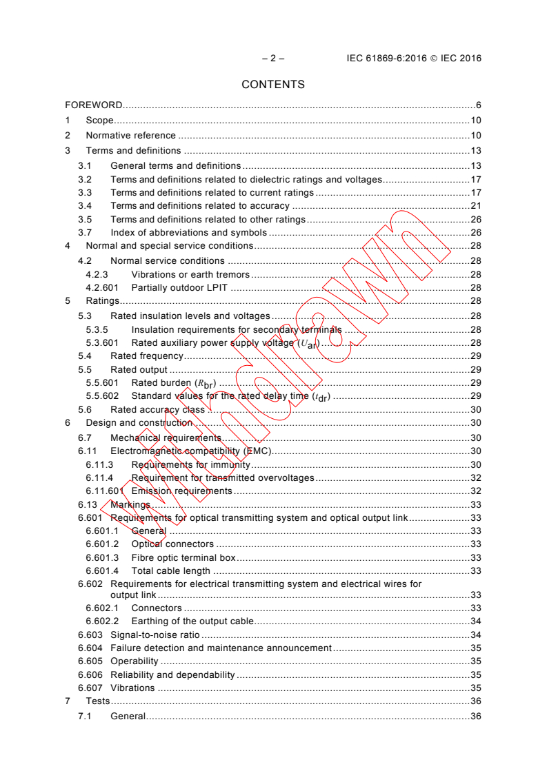 IEC 61869-6:2016 IEC 61869-6:2016 - Instrument transformers - Part 6: Additional general requirements for low-power instrument transformers
Released:4/27/2016 - Page 4 preview