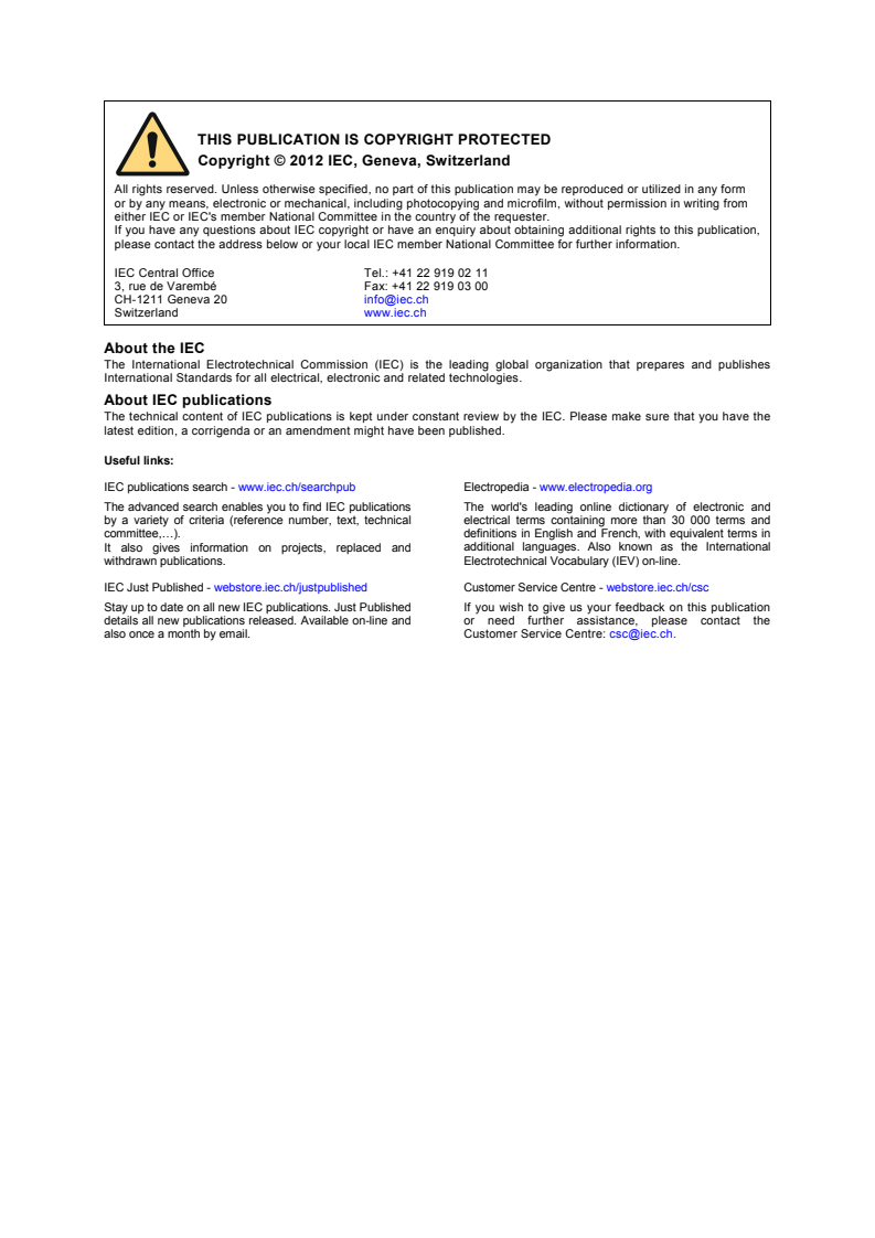 IEC 61924-2:2012 IEC 61924-2:2012 - Maritime navigation and radiocommunication equipment and systems - Integrated navigation systems - Part 2: Modular structure for INS - Operational and performance requirements, methods of testing and required test results
Released:12/5/2012 - Page 2 preview