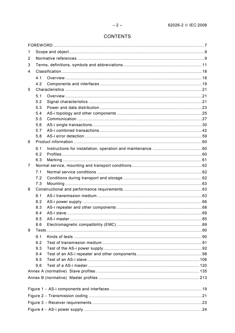 IEC 62026-2:2008 IEC 62026-2:2008 - Low-voltage switchgear and controlgear - Controller-device interfaces (CDIs) - Part 2: Actuator sensor interface (AS-i)
Released:1/29/2008 - Page 4 preview