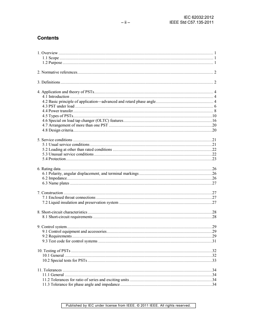 IEC 62032:2012 IEC 62032:2012 - Guide for the Application, Specification and Testing of Phase-Shifting Transformers
Released:6/21/2012 - Page 4 preview