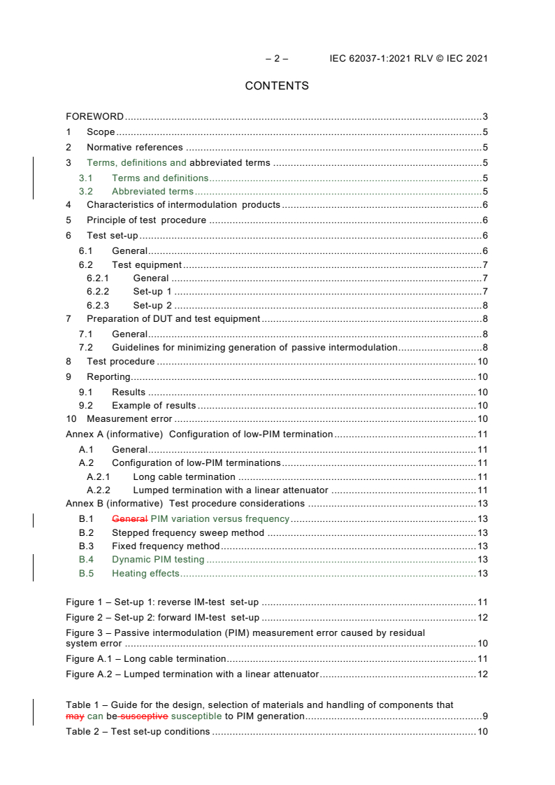 IEC 62037-1:2021 IEC 62037-1:2021 RLV - Passive RF and microwave devices, intermodulation level measurement - Part 1: General requirements and measuring methods
Released:11/19/2021 - Page 4 preview
