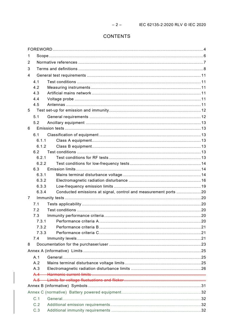 IEC 62135-2:2020 IEC 62135-2:2020 RLV - Resistance welding equipment - Part 2: Electromagnetic compatibility (EMC) requirements
Released:3/30/2020 - Page 4 preview