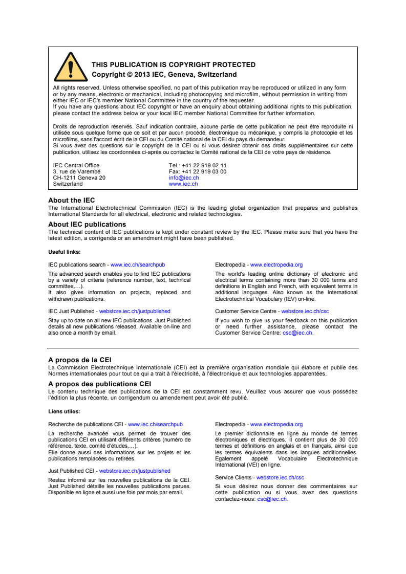 IEC 62146-1:2013 IEC 62146-1:2013 - Grading capacitors for high-voltage alternating current circuit-breakers - Part 1: General
Released:9/25/2013 - Page 2 preview