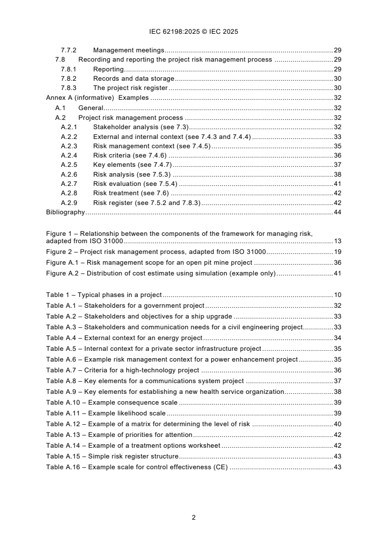IEC 62198:2025 IEC 62198:2025 - Managing risk in projects - Application guidelines/25/2025 - Page 4 preview