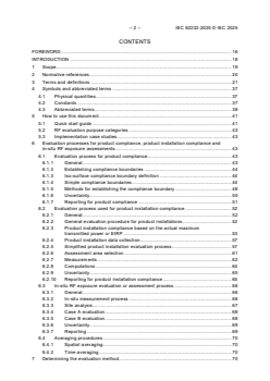 IEC 62232:2025 IEC 62232:2025 - Determination of RF field strength, power density and SAR in the vicinity of base stations for the purpose of evaluating human exposure
Released:29. 04. 2025
Isbn:9782832703168 - Page 4 preview