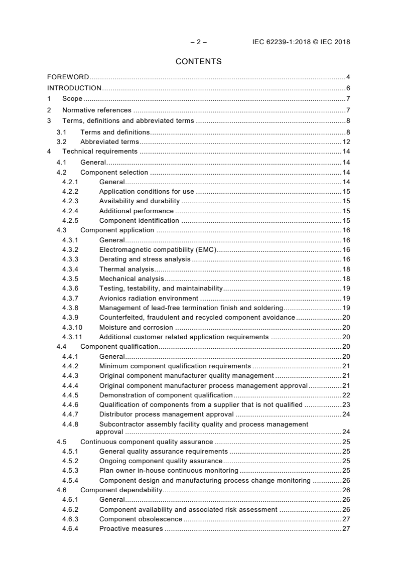 IEC 62239-1:2018 IEC 62239-1:2018 - Process management for avionics - Management plan - Part 1: Preparation and maintenance of an electronic components management plan
Released:9/24/2018 - Page 4 preview