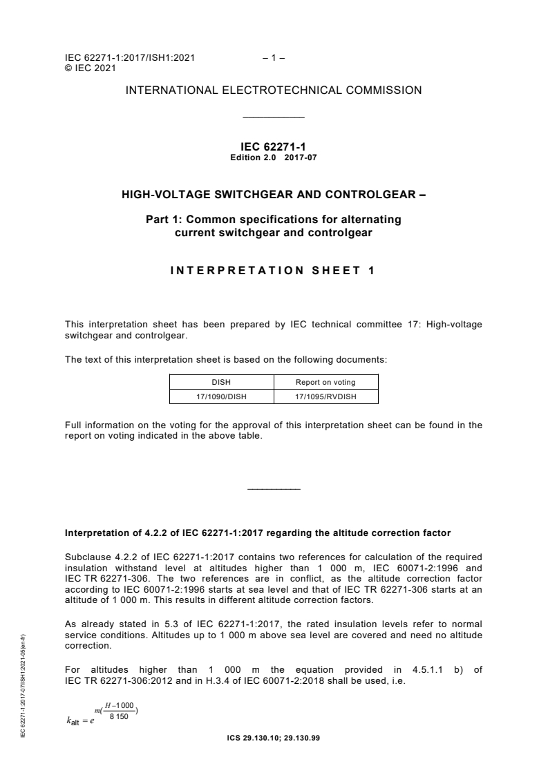 IEC 62271-209:2019 IEC 62271-209:2022 EXV - High-voltage switchgear and controlgear - Part 209: Cable connections for gas-insulated metal-enclosed switchgear for rated voltages above 52 kV - Fluid-filled and extruded insulation cables - Fluid-filled and dry-type cable terminations
Released:9/5/2022 - Page 4 preview