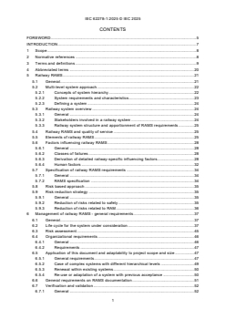 IEC 62278-1:2025 - Railway applications - Specification and demonstration of reliability, availability, maintainability and safety (RAMS) - Part 1: Generic RAMS process
Released:24. 07. 2025
Isbn:9782832705797 - Page 3 preview