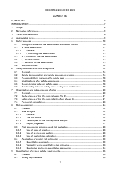 IEC 62278-2:2025 - Railway applications - Specification and demonstration of reliability, availability, maintainability and safety (RAMS) - Part 2: Systems approach to safety
Released:24. 07. 2025
Isbn:9782832705841 - Page 3 preview