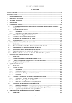 IEC 62278-2:2025 - Applications ferroviaires - Spécification et démonstration de la fiabilité, de la disponibilité, de la maintenabilité et de la sécurité (FDMS) - Partie 2: Approche systématique pour la sécurité
Released:24. 07. 2025
Isbn:9782832705841 - Page 3 preview