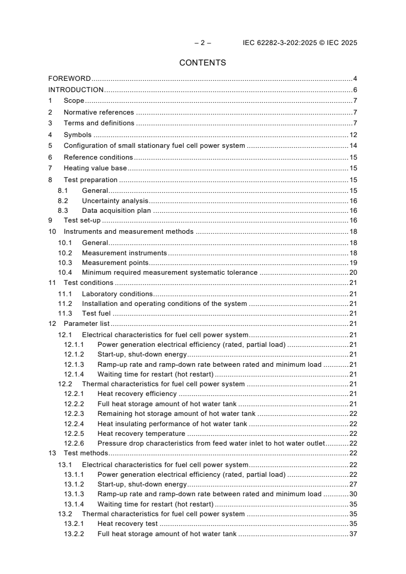 IEC 62282-3-202:2025 IEC 62282-3-202:2025 - Fuel cell technologies - Part 3-202: Stationary fuel cell power systems - Performance test methods for small fuel cell power systems for multiple units operation
Released:27. 03. 2025
Isbn:9782832702987 - Page 4 preview