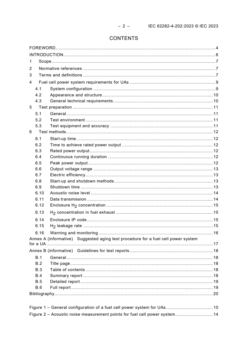 IEC 62282-4-202:2023 IEC 62282-4-202:2023 - Fuel cell technologies - Part 4-202: Fuel cell power systems for propulsion and auxiliary power units - Unmanned aircrafts - Performance test methods
Released:10/17/2023 - Page 4 preview