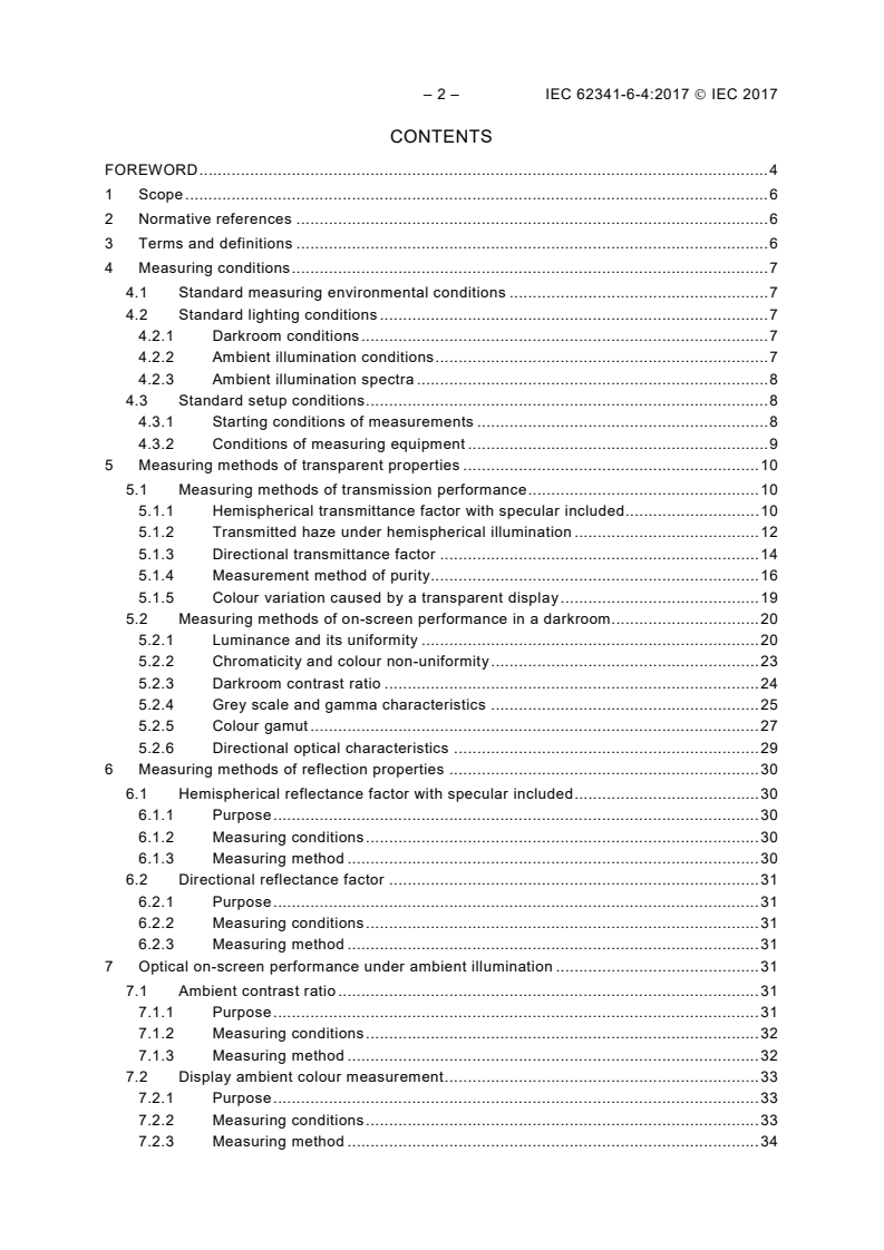 IEC 62341-6-4:2017 IEC 62341-6-4:2017 - Organic light emitting diode (OLED) displays - Part 6-4: Measuring methods of transparent properties
Released:5/18/2017 - Page 4 preview