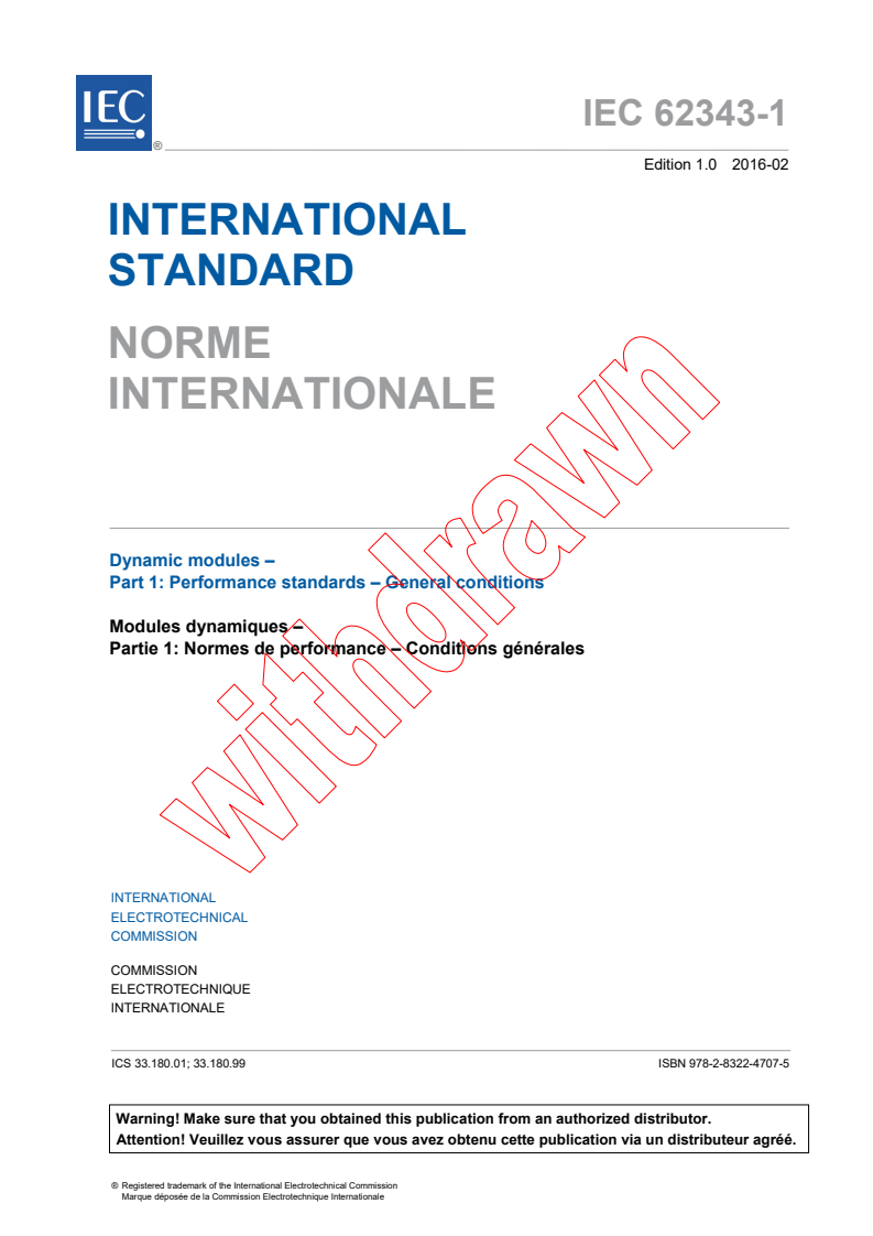 IEC 62343-1:2016 IEC 62343-1:2016 - Dynamic modules - Part 1: Performance standards - General conditions
Released:8/18/2017 - Page 3 preview