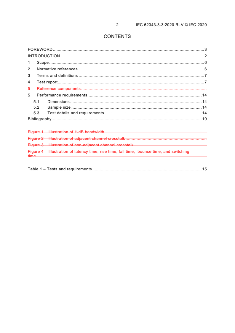 IEC 62343-3-3:2020 IEC 62343-3-3:2020 RLV - Dynamic modules - Part 3-3: Performance specification templates - Wavelength selective switches
Released:4/9/2020 - Page 4 preview
