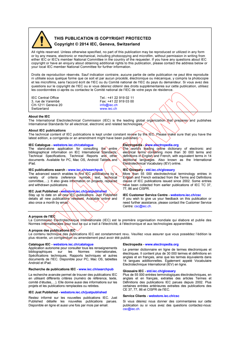 IEC 62366:2007/AMD1:2014 IEC 62366:2007/AMD1:2014 - Amendment 1 - Medical devices - Application of usability engineering to medical devices
Released:1/28/2014 - Page 2 preview