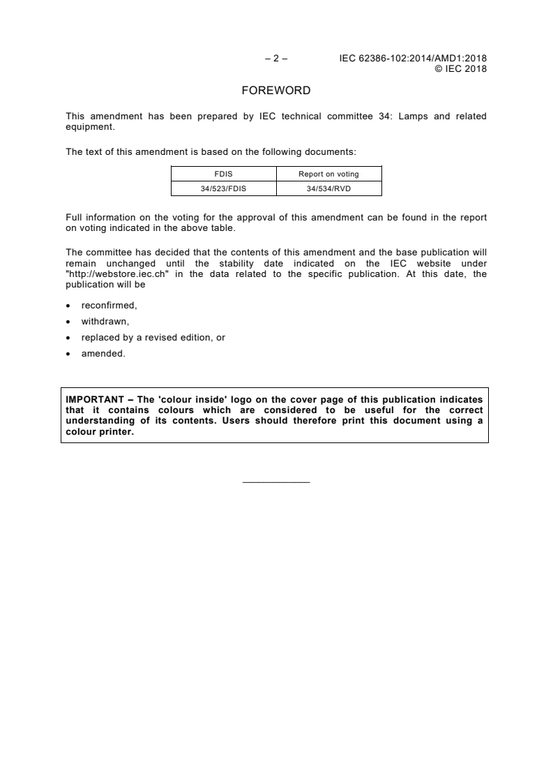 IEC 62386-102:2014/AMD1:2018 IEC 62386-102:2014/AMD1:2018 - Amendment 1 - Digital addressable lighting interface - Part 102: General requirements - Control gear
Released:9/28/2018 - Page 4 preview