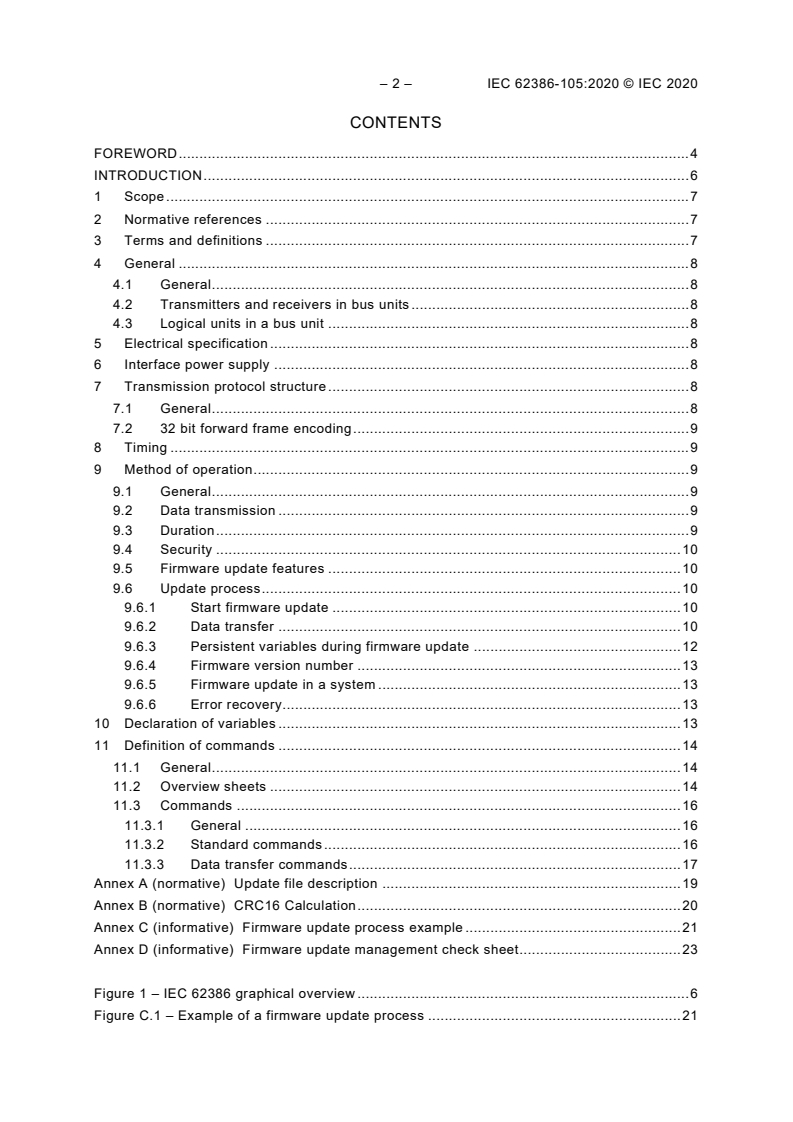 IEC 62386-105:2020 IEC 62386-105:2020 - Digital addressable lighting interface - Part 105: Particular requirements for control gear and control devices - Firmware Transfer
Released:3/26/2020 - Page 4 preview