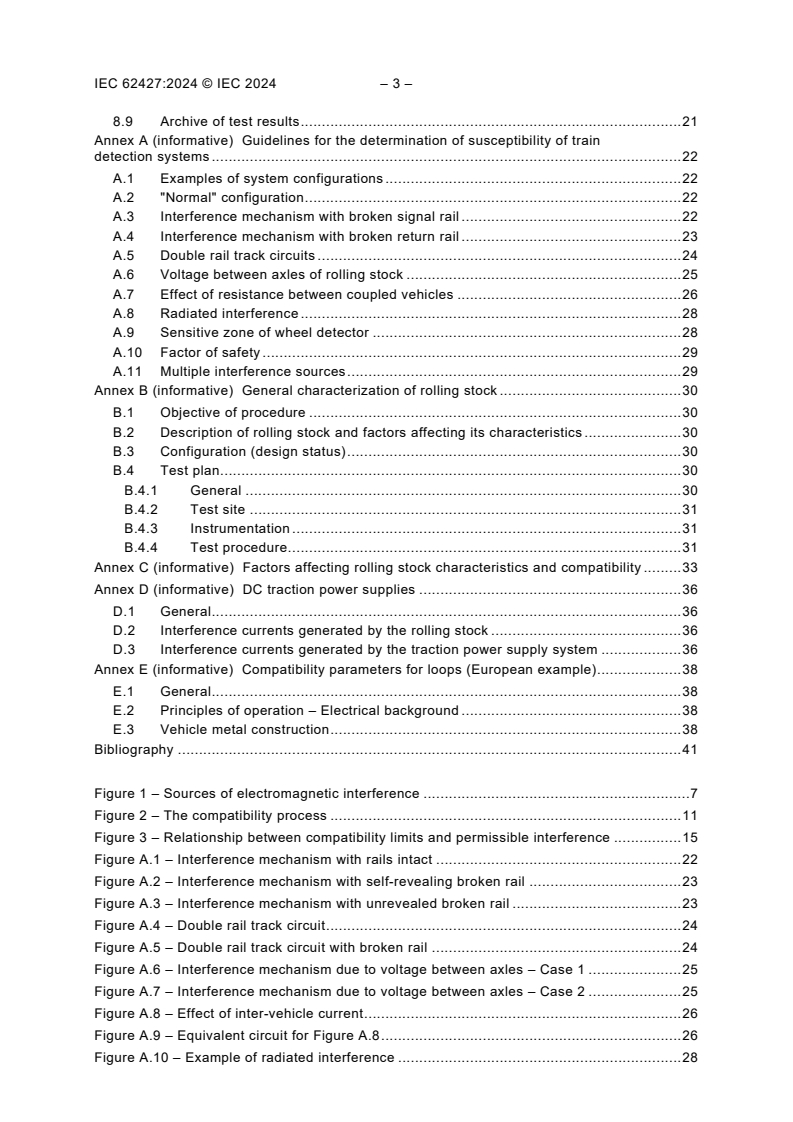 IEC 62427:2024 IEC 62427:2024 - Railway applications - Compatibility between rolling stock and train detection systems
Released:12/4/2024
Isbn:9782832707975 - Page 4 preview