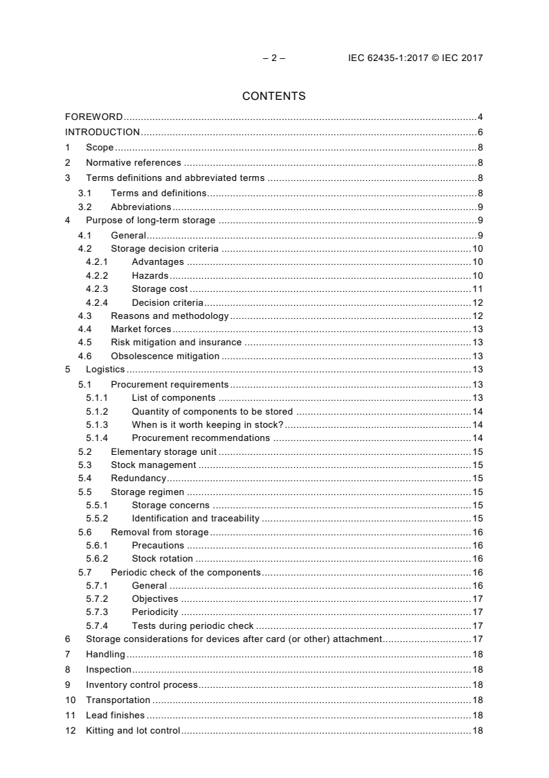 IEC 62435-1:2017 IEC 62435-1:2017 - Electronic components - Long-term storage of electronic semiconductor devices - Part 1: General
Released:1/20/2017 - Page 4 preview