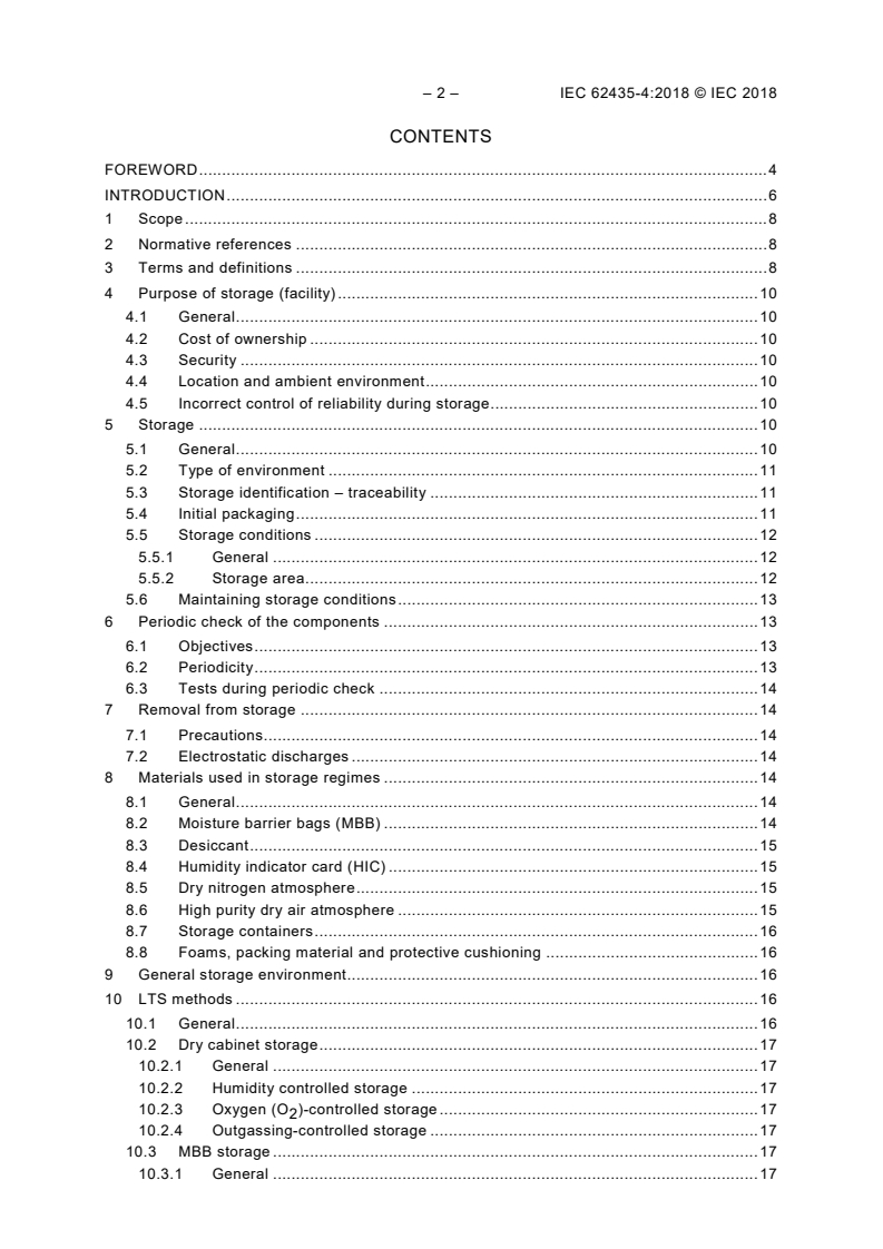 IEC 62435-4:2018 IEC 62435-4:2018 - Electronic components - Long-term storage of electronic semiconductor devices - Part 4: Storage
Released:11/13/2018 - Page 4 preview