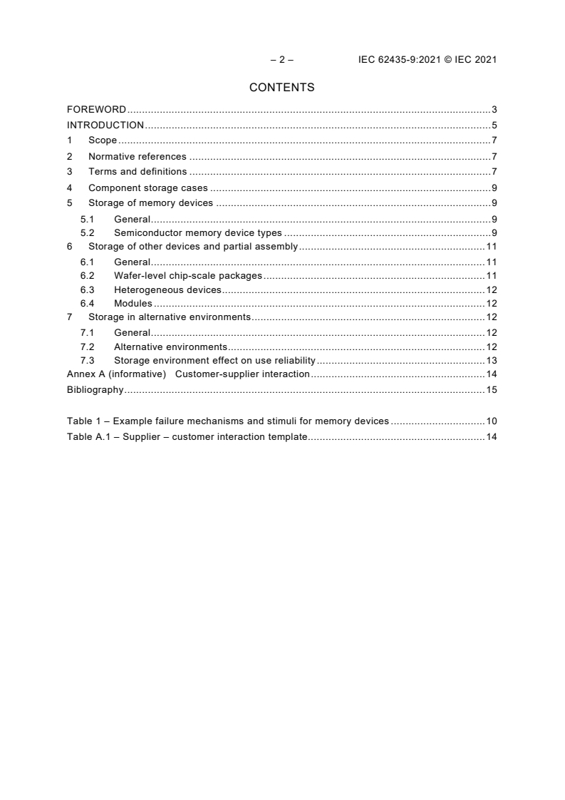 IEC 62435-9:2021 IEC 62435-9:2021 - Electronic components - Long-term storage of electronic semiconductor devices - Part 9: Special cases
Released:8/25/2021 - Page 4 preview