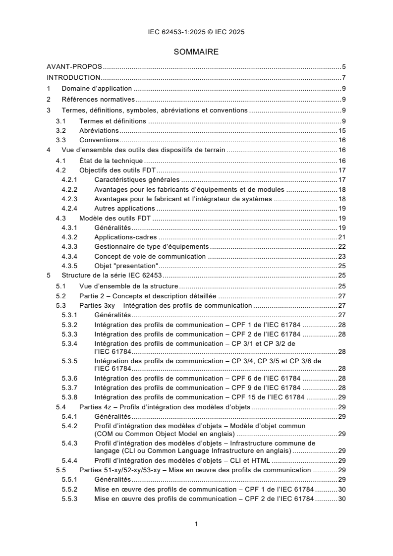 IEC 62453-1:2025 IEC 62453-1:2025 - Spécification des interfaces des outils des dispositifs de terrain (FDT) - Partie 1: Vue d'ensemble et guide
Released:8/12/2025
Isbn:9782832705827 - Page 3 preview