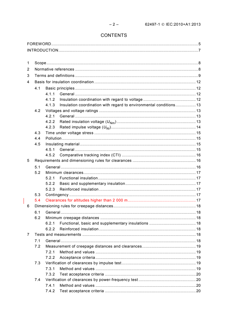 IEC 62497-1:2010 IEC 62497-1:2010+AMD1:2013 CSV - Railway applications - Insulation coordination - Part 1: Basic requirements - Clearances and creepage distances for all electricaland electronic equipment
Released:3/28/2013 - Page 4 preview